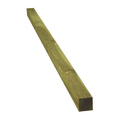 75x75x2100mm Green Treated Timber Post