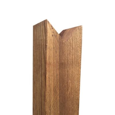 100x100x1200mm Brown Treated Birdsmouth Timber Post