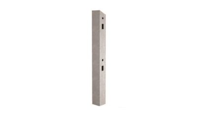 2440mm (8ft) Concrete Mortice Intermediate Post Pointed Top