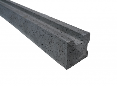 2745mm (9ft) Concrete Slotted Corner Fence Post