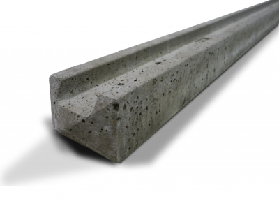 2745mm (9ft) Concrete Slotted End Fence Post