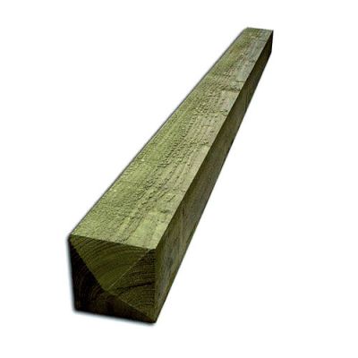 125 x 125 x 2400mm Green Treated Timber Post 4/w/w
